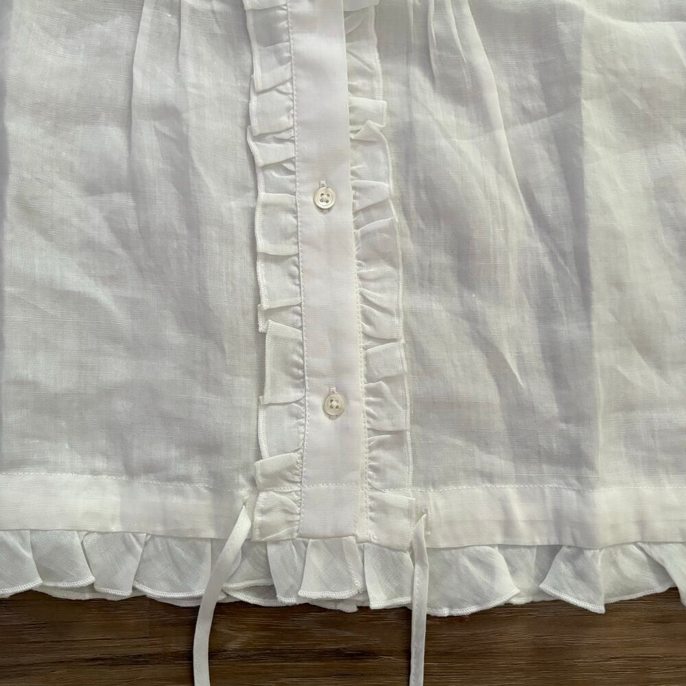 Alex Mill Brittany Top Off White XL - Picture 5 of 7